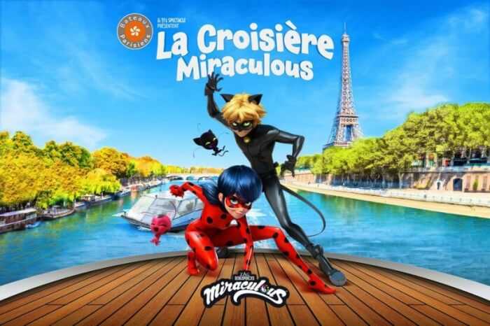 un crucero Miraculous para visitar París con los niños